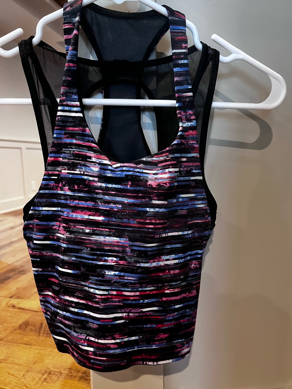 Lululemon striped Multicolor Racerback Tank Top